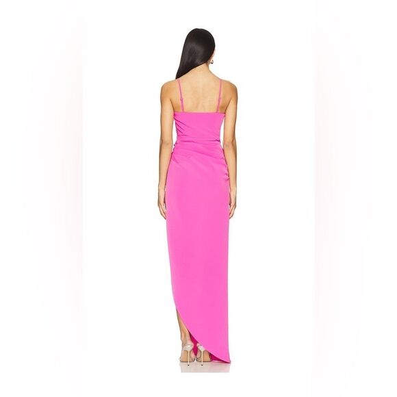 Lovers And Friends Sabrina Maxi Pink Dress Gown Size - Picture 6 of 10